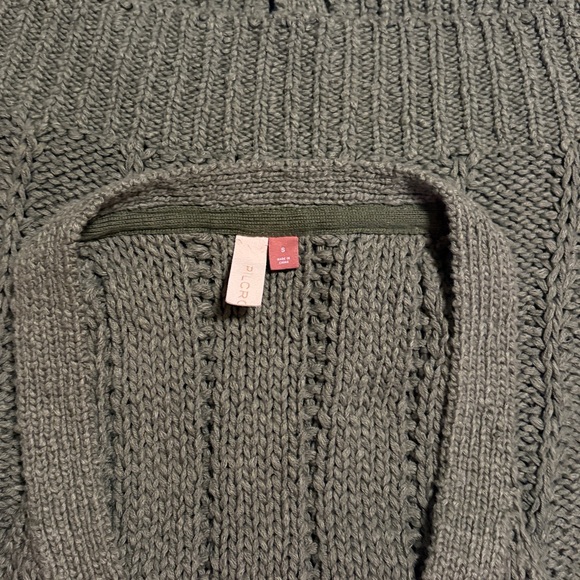 Anthropologie Women's Knitted Vest Size Small Button Up V-Neck - Picture 6 of 6